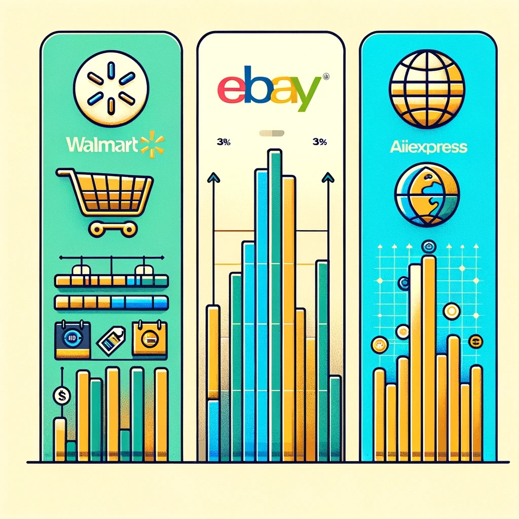 הצצה לענקיות המסחר האלקטרוני :  וולמארט, eBay ואליאקספרס